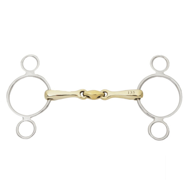 Kavalkade Bit 3-Ring, Double Jointed, 16mm