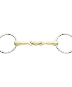 Kavalkade bit Snaffle Lock Up, Double Jointed 16mm
