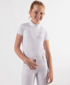 QHP Wedstrijdshirt Riva Junior wit