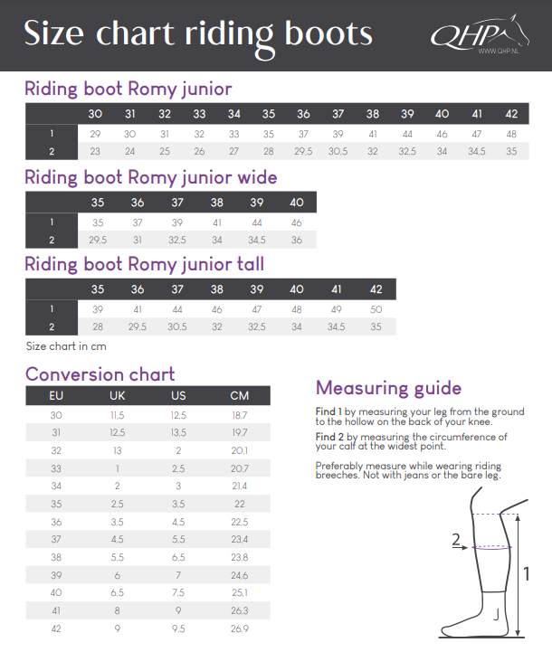 QHP Rijlaars Romy Junior wijd zwart - Afbeelding 3