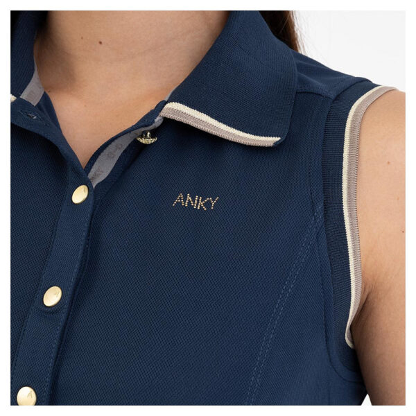 Anky Sleeveless Polo Shirt - Afbeelding 2