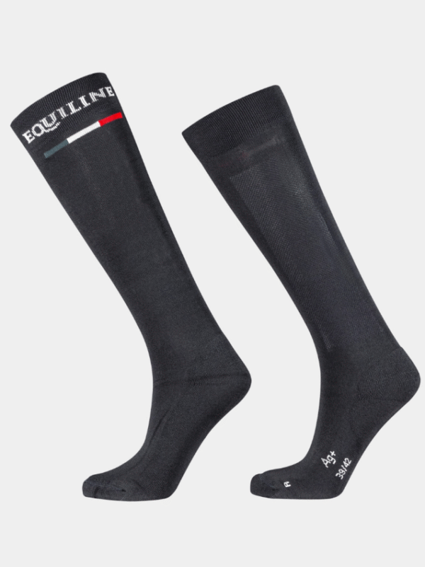Equiline Silver Plus light socks with logo on cuff - Afbeelding 3