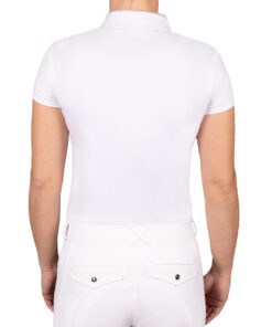 Alternative view of QHP Wedstrijdshirt Zayla junior wit