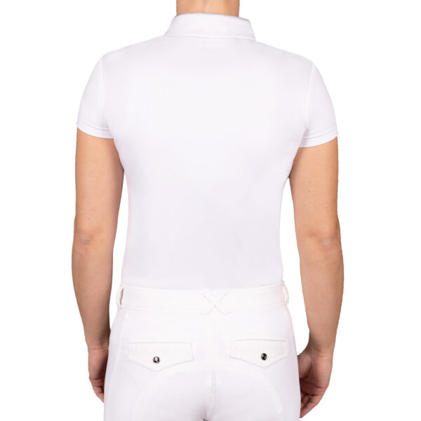 QHP Wedstrijdshirt Zayla junior wit - Afbeelding 2