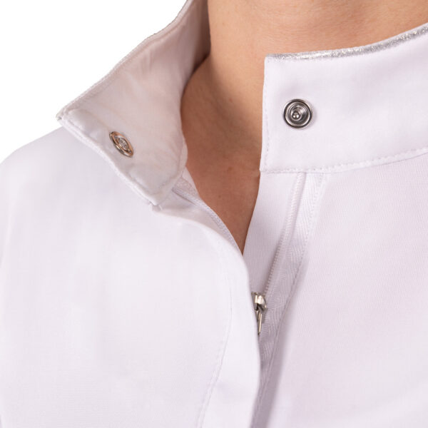 QHP Wedstrijdshirt Zayla junior wit - Afbeelding 4