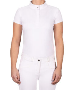 QHP Wedstrijdshirt Zayla junior wit