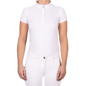 QHP Wedstrijdshirt Zayla junior wit