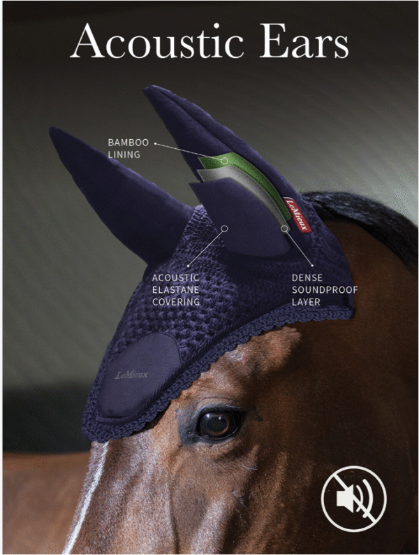 AW25 LeMieux Essence Acoustic Fly Hood - Afbeelding 3