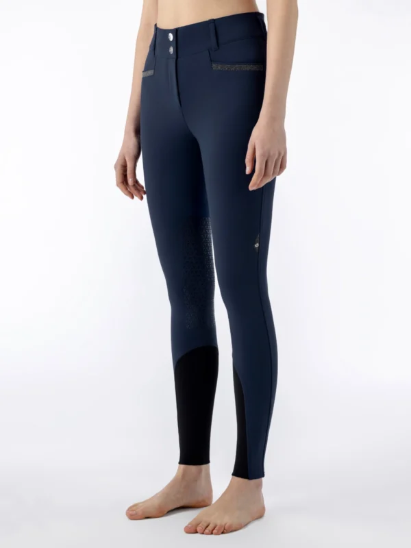 Equiline CRYSTALEK - High-waisted knee grip breeches for women