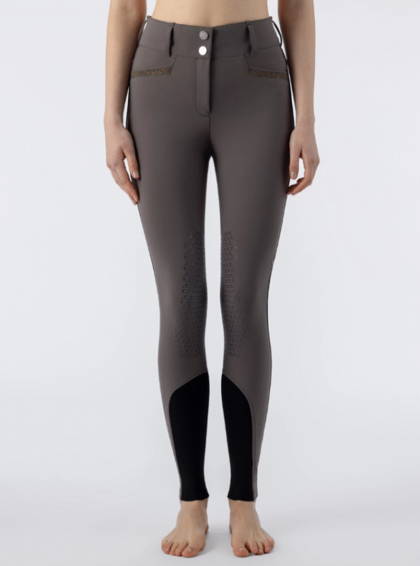 Equiline CRYSTALEK - High-waisted knee grip breeches for women - Afbeelding 4