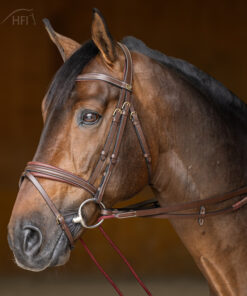 HFI Slofteugel in leder met koord