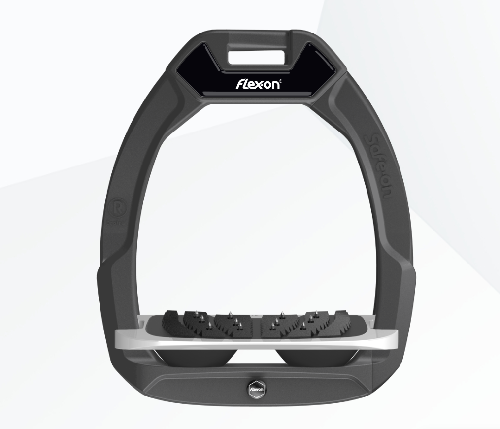 Flex-On Safe On Stirrups Dark Grey ultra grip