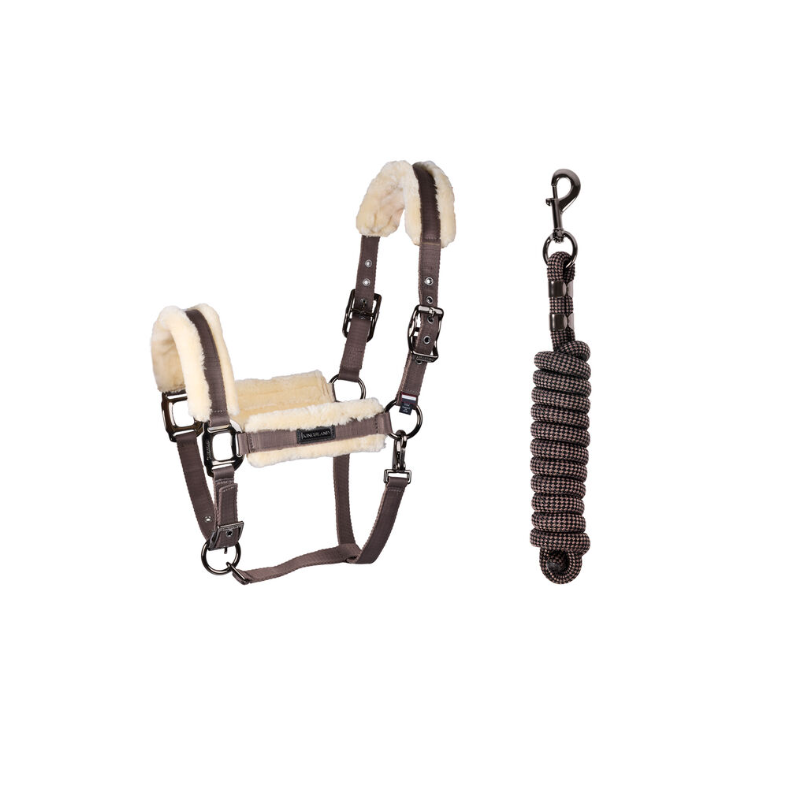 SS26 Kingsland Lexie Faux Fur halster met touw