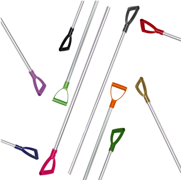 V Plast Mestvork steel 115 cm Zwart