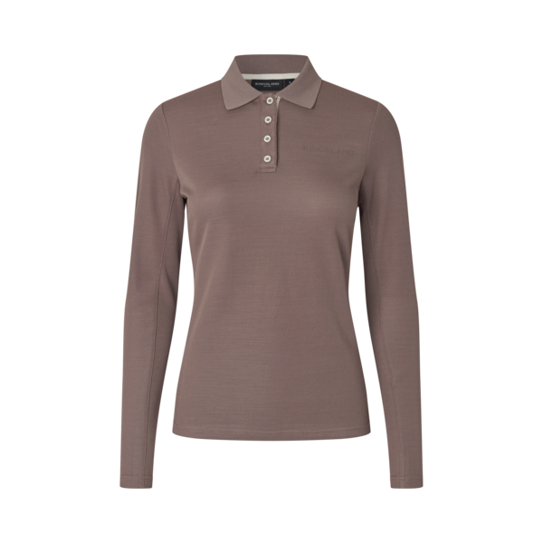AW26 Kingsland Amy Dames Polo Shirt Lange Mouw
