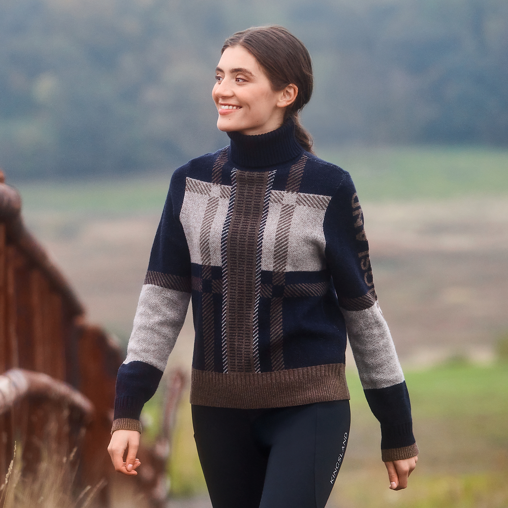 AW26 Kingsland Arin Ladies Roll Neck Pullover - Afbeelding 3