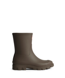 Alternative view of Hunter Unisex Downpour Short Boot Chocolate Brown