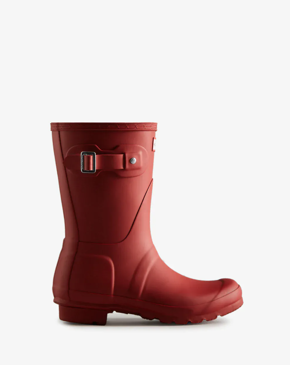 Hunter Women's Original Short Boot Militairy Red - Afbeelding 2