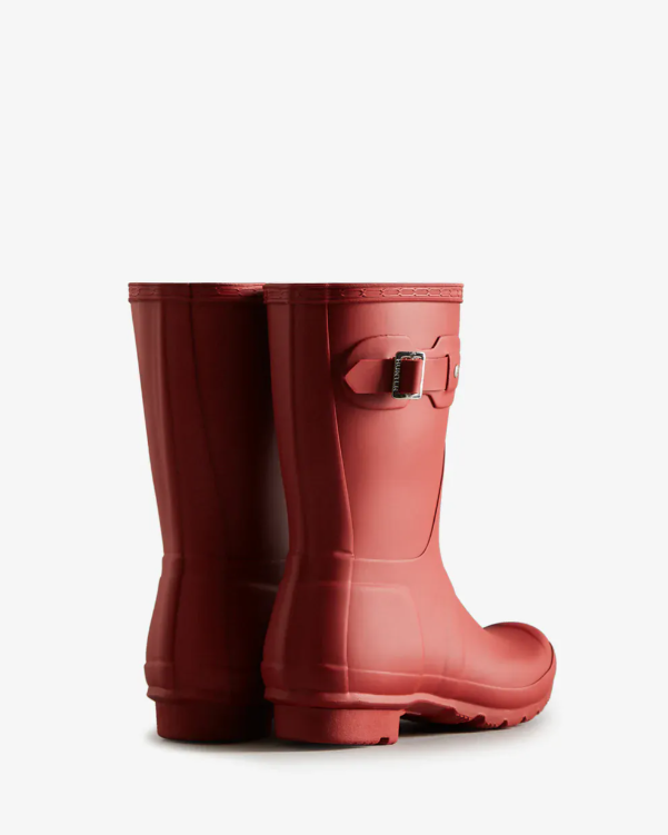 Hunter Women's Original Short Boot Militairy Red - Afbeelding 3