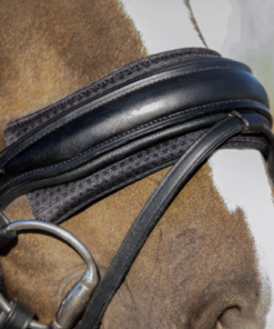 QHP Neusriem onderlegger Air Mesh zwart - Afbeelding 3
